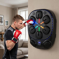 Music Boxing Machine with Gloves and Punch Counter