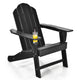 All-Weather Adirondack Chair with Cup Holder for Patio