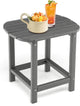 1 or 2-Pieces 18 Inches Adirondack Outdoor Side Table for Patio and Garden