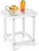 1 or 2-Pieces 18 Inches Adirondack Outdoor Side Table for Patio and Garden