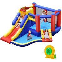 Inflatable Bounce House with Large Jumping Area, Dual Slide