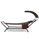 Patio Hanging Chaise Lounge Chair with Storage Bag