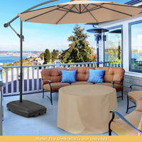 Universal Offset Umbrella Base, Water & Sand Filled Heavy Duty Base with Cross Base & Wheels