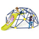 Kids Climbing Dome & Play Set, Geometric Dome Climber with Slide, Fabric Cushion, 150 KG Load Capacity