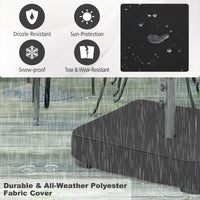 90 kg Patio Umbrella Base with Sandbags, 2 Tightening Knobs