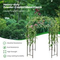 Birdcage Shape Garden Arbor, 211cm Wide x 256cm High