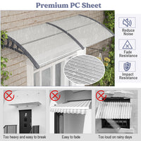 199 x 99 cm Window Awning Door Canopy Exterior