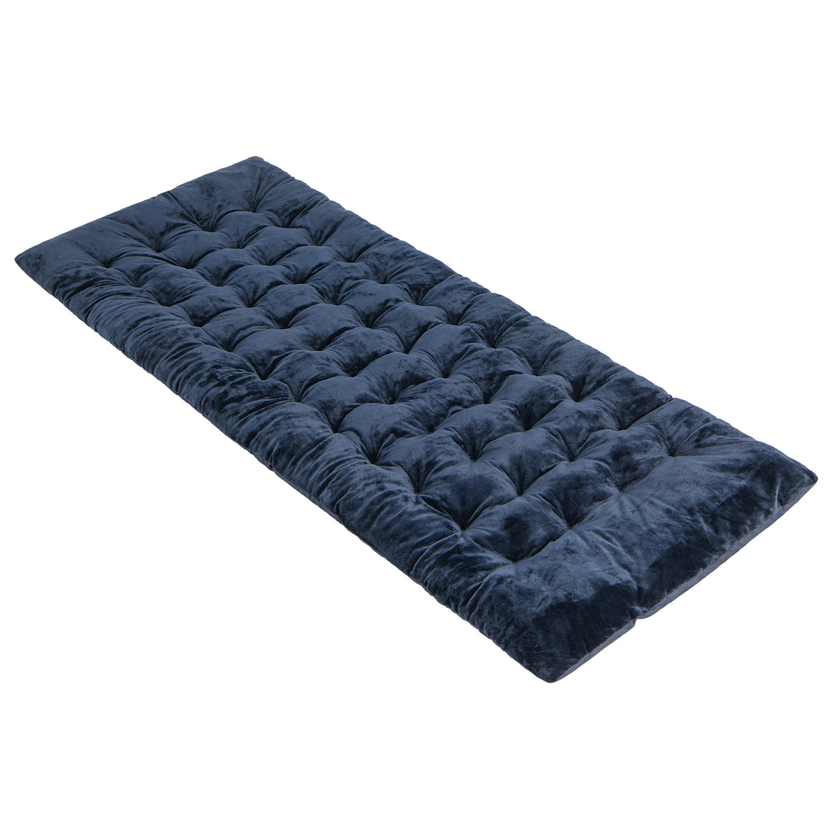 195 x 74 x 7 CM Thickened Recliner Cushion with 4 Fixing Straps, Bed Fixing Pocket