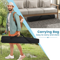 Portable Hammock with Stand, Outdoor Hammock with Space-saving Metal Frame