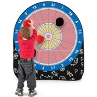 Foldable and Portable Large Dart Board for Kids