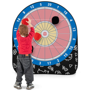 Foldable and Portable Large Dart Board for Kids