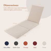 Patio Furniture Pad with Hook & Loop Fastener Fixing Straps