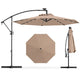 3M Solar LED Offset Cantilever Umbrella with Easy Tilt Adjustment