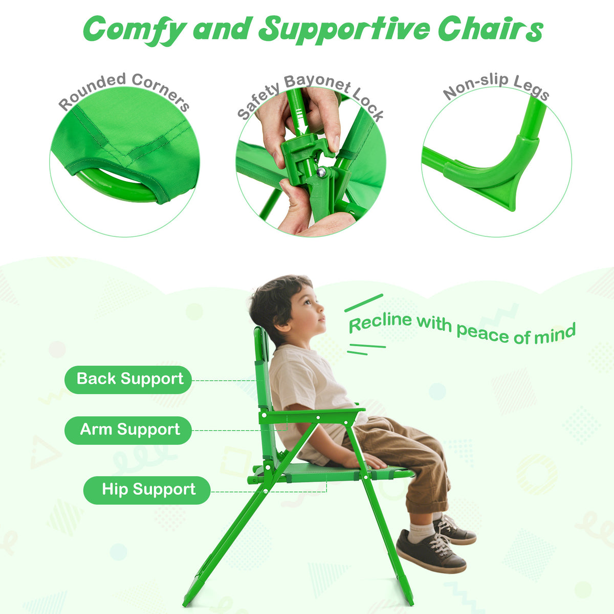 Kids Patio Furniture for Porch, Garden, Yard