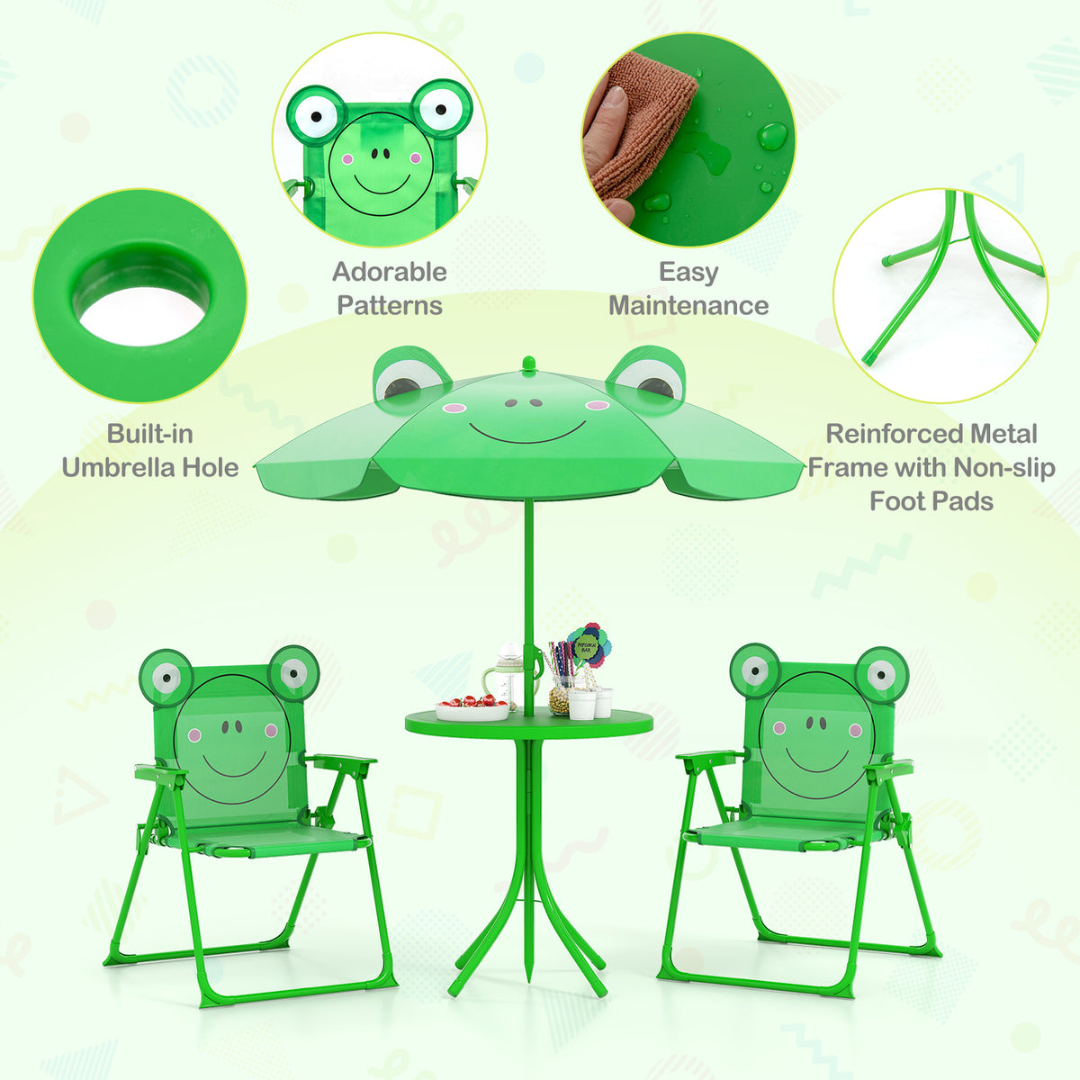 Kids Patio Furniture for Porch, Garden, Yard