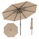 3M Large Patio Umbrella, Outdoor Heavy Duty Market Umbrella,Garden,Lawn,Poolside