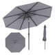3M Large Patio Umbrella, Outdoor Heavy Duty Market Umbrella,Garden,Lawn,Poolside