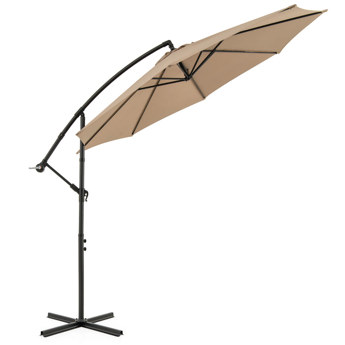 3M Patio Offset Umbrella w/8 Ribs