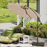 3M Patio Offset Umbrella w/8 Ribs