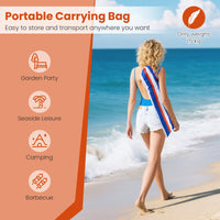 2m Beach Umbrella, UPF50+ Sun Protection Portable Outdoor Sunshade Parasol