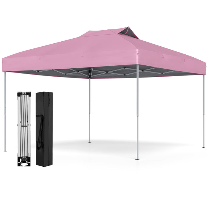 3 x 3M 1-Person Setup Pop up Canopy Tent, Foldable Outdoor Patio Shelter