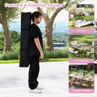 3 x 3M 1-Person Setup Pop up Canopy Tent, Foldable Outdoor Patio Shelter