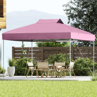 3 x 3M 1-Person Setup Pop up Canopy Tent, Foldable Outdoor Patio Shelter