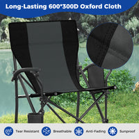 Portable Camping Chair, Outdoor Folding Oxford Cloth Chair