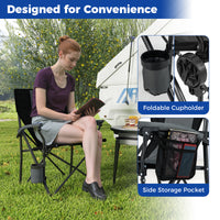 Portable Camping Chair, Outdoor Folding Oxford Cloth Chair