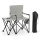 Oversized Camping Chair with Side Table, Folding Heavy-duty Picnic Chair