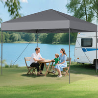 3 x 3 m Pop up Canopy Tent w/ Portable Carrying Bag, 8 Stakes, 4 Wind Ropes