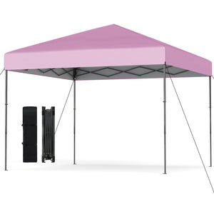 3 x 3 m Pop up Canopy Tent w/ Portable Carrying Bag, 8 Stakes, 4 Wind Ropes