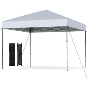 3 x 3 m Pop up Canopy Tent w/ Portable Carrying Bag, 8 Stakes, 4 Wind Ropes