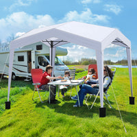 3 x 3 m Pop up Canopy Tent w/ Portable Wheeled Bag, 8 Stakes