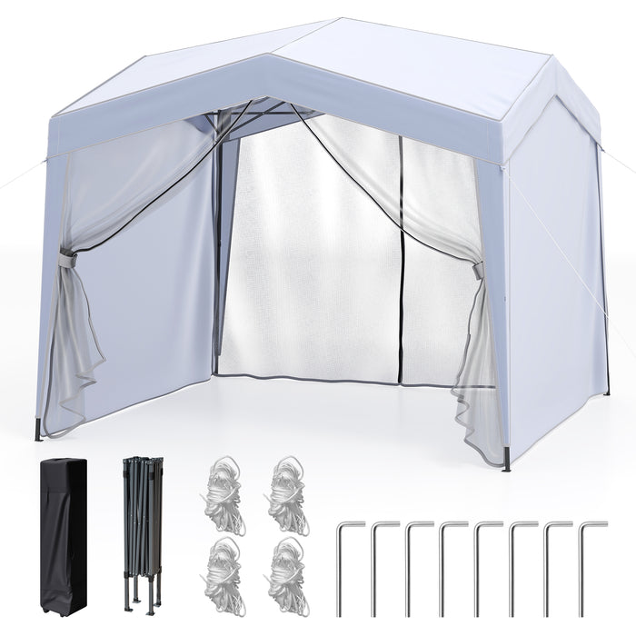 Foldable Screen Patio Shelter Gazebo