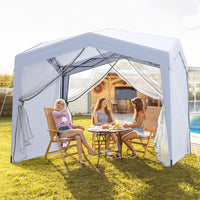 Foldable Screen Patio Shelter Gazebo