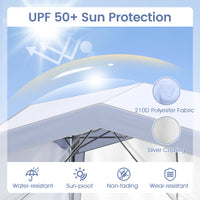 Foldable Screen Patio Shelter Gazebo