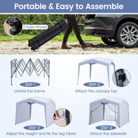Foldable Screen Patio Shelter Gazebo