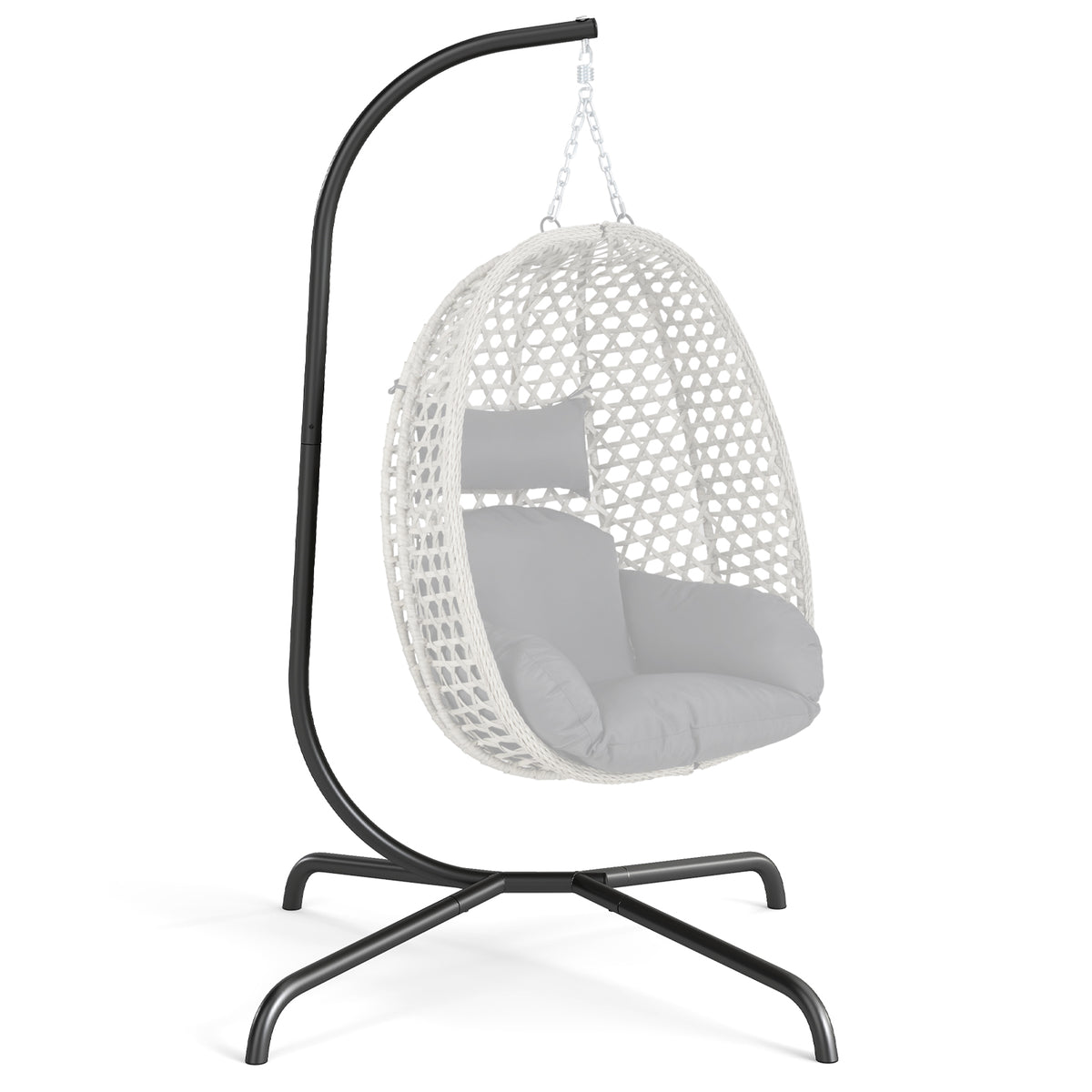 Hammock C-Stand, Heavy Duty Metal Hanging Chair Stand Only