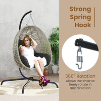 Hammock C-Stand, Heavy Duty Metal Hanging Chair Stand Only
