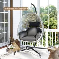 Hammock C-Stand, Heavy Duty Metal Hanging Chair Stand Only
