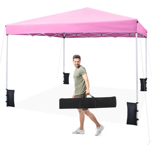 3 X 3 m Pop up Canopy Tent with Carrying Bag and 8 Stakes