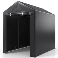 220x160 CM Heavy-Duty Portable Storage Shed, Waterproof Outdoor Carport Garage Tent