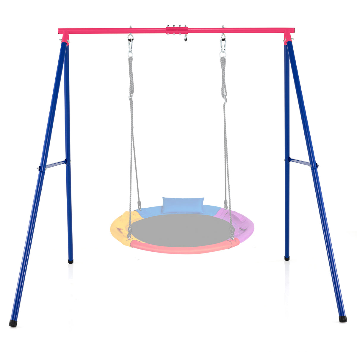 Metal Swing Stand, Steel A-Frame Hammock Frame, Extra Large Heavy Duty, Only The Frame