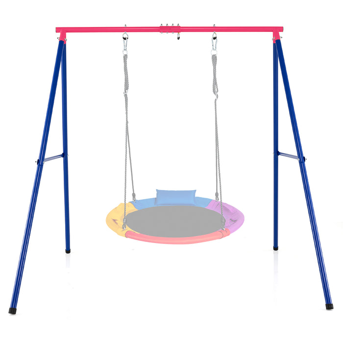 Metal Swing Stand, Steel A-Frame Hammock Frame, Extra Large Heavy Duty, Only The Frame
