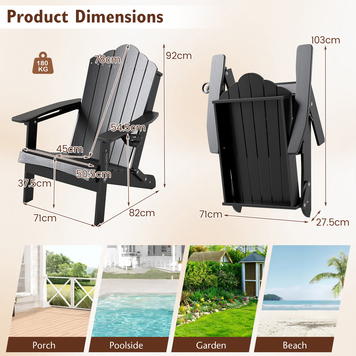Adirondack Chair Outdoor Folding Chairs