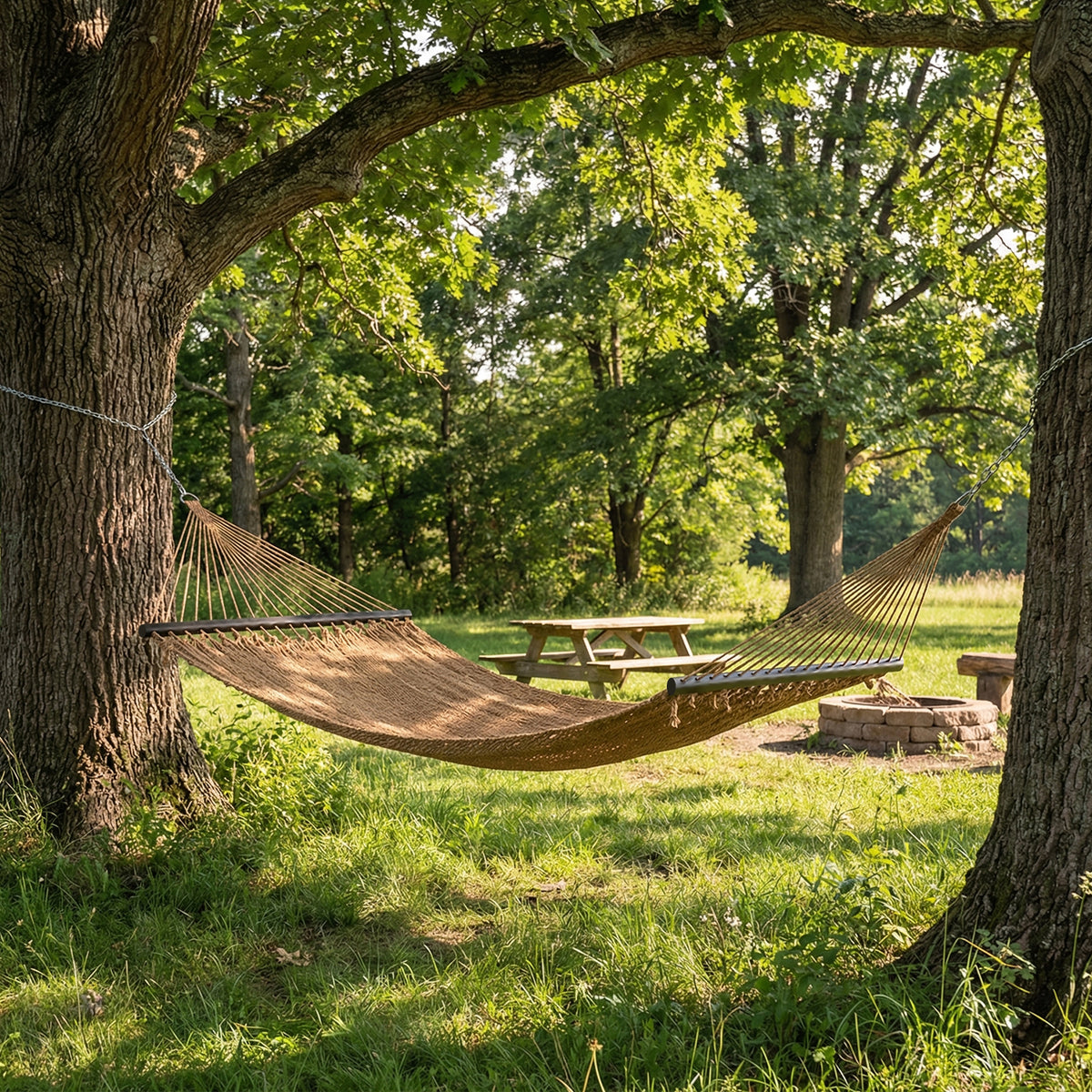 Caribbean Hammock for Outside 305 cm Double Hammock with Spreader Bar