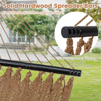 Caribbean Hammock for Outside 305 cm Double Hammock with Spreader Bar
