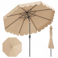 3M Patio Umbrella with Push Button Tilt and Crank