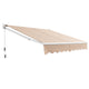 2*2.5 /2.5*2.95 M Retractable Awning, Sun Shade Shelter w/Easy Opening Manual Crank Handle